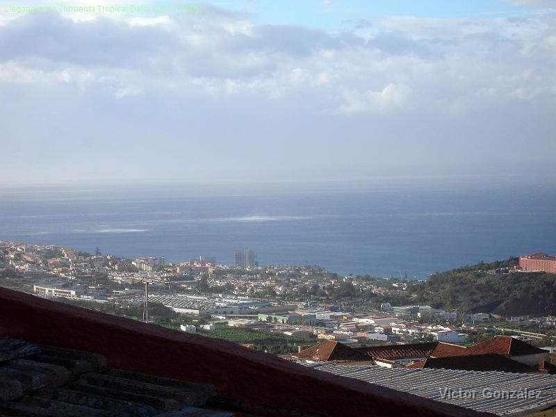 LlegadaDela.jpg - Llegada de la Tormenta Tropical Delta (28-11-2005)