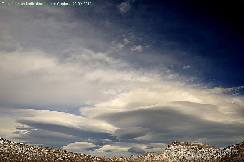 DetalleLenticulares20022010.jpg - Detalle de las lenticulares sobre Guajara. 20-02-2010