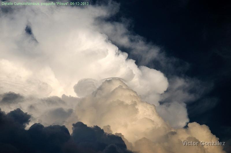 Detalle2Cb06122013.jpg - Detalle CumuloNimbus, pequeño "Pileus". 06-12-2013