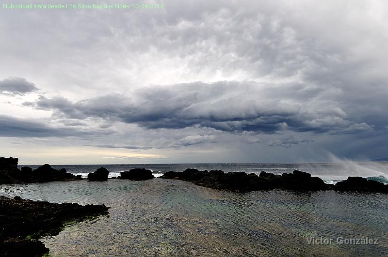 BFA120420142.jpg - Nubosidad vista desde Los Silos hacia el Norte. 12-04-2014